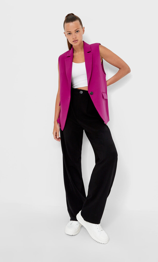 

Stradivarius Elegancka Kamizelka Multicolor Xs