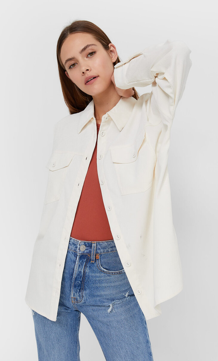 stradivarius overshirt