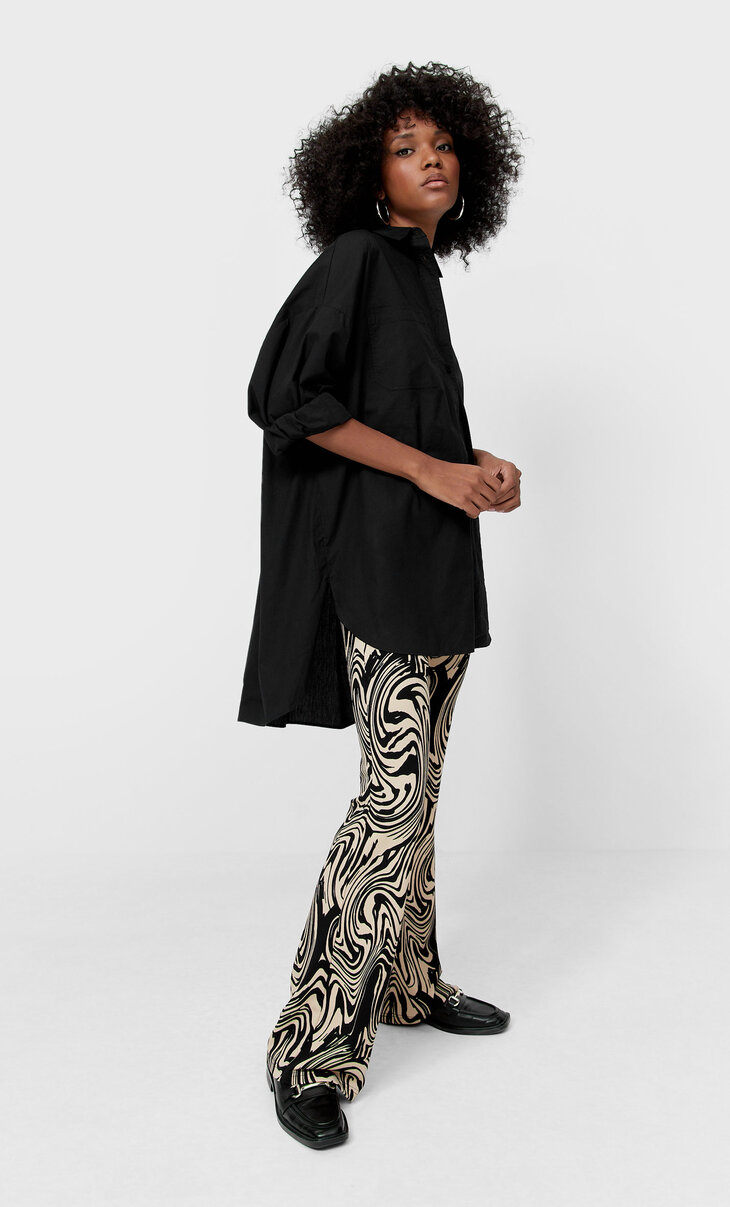 Camisa oversize popelín - Ropa de mujer | Stradivarius España - Islas  Canarias