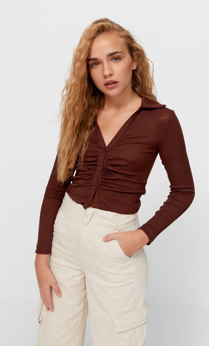 camisas y blusas mujer stradivarius