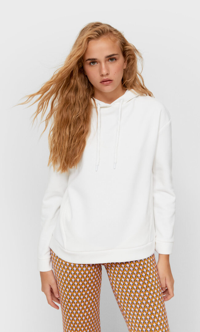 

Stradivarius Basic-Hoodie Transparent S