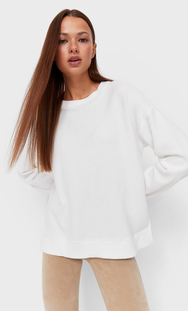 Stradivarius Weiches Shirt Transparent Xl