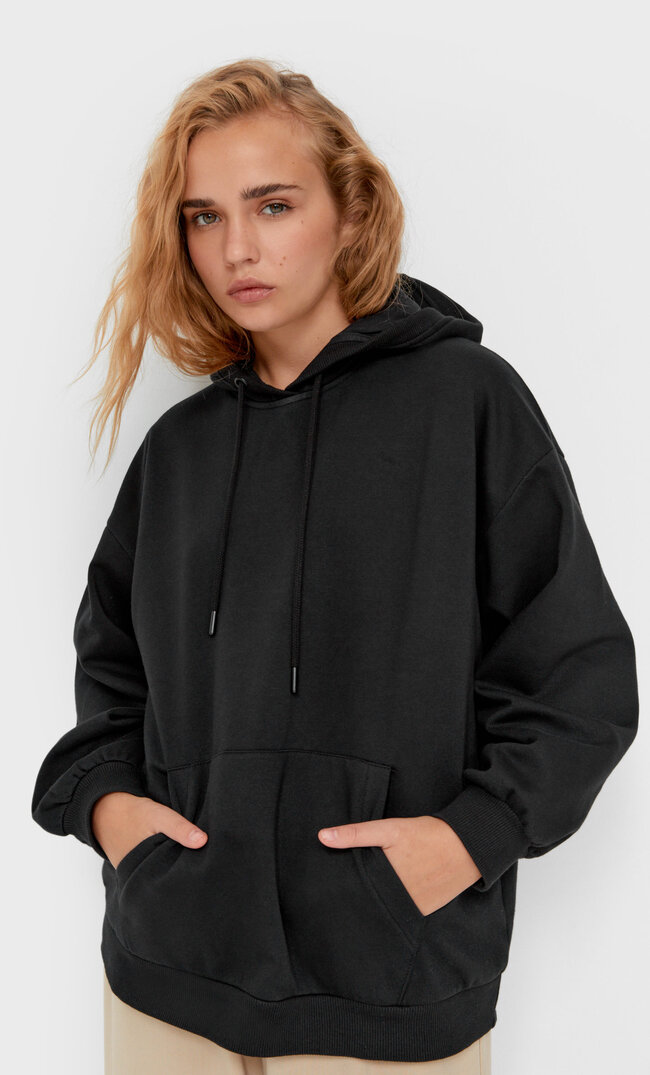 

Stradivarius Oversize-Sweatshirt Schwarz M