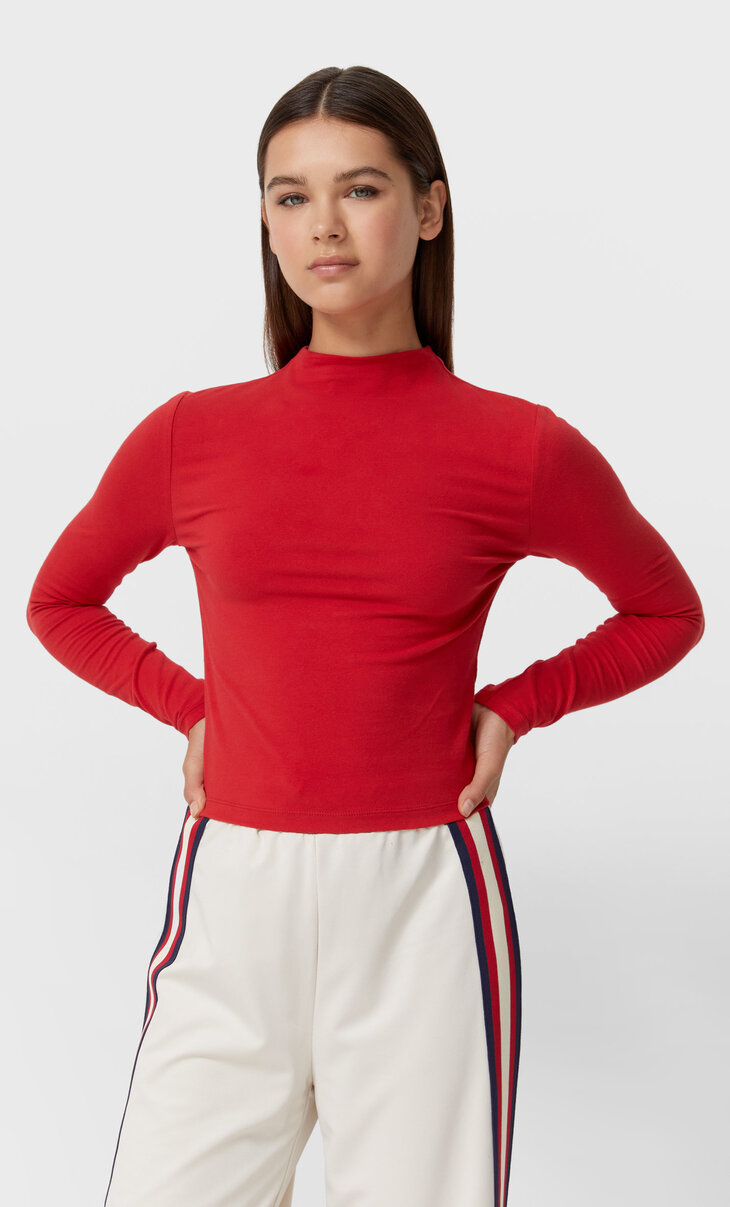 Soft-touch turtleneck