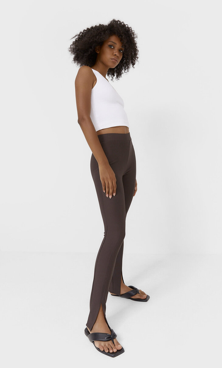 basic ottoman leggings stradivarius