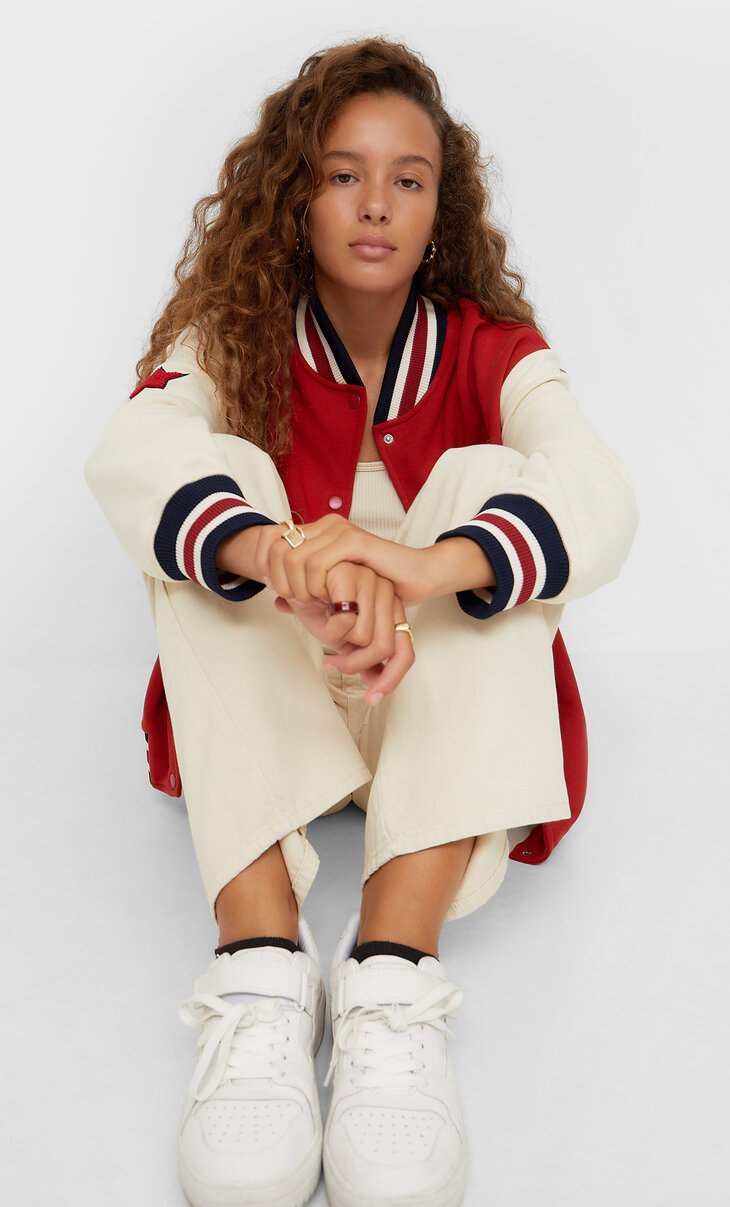 baseball jacket stradivarius
