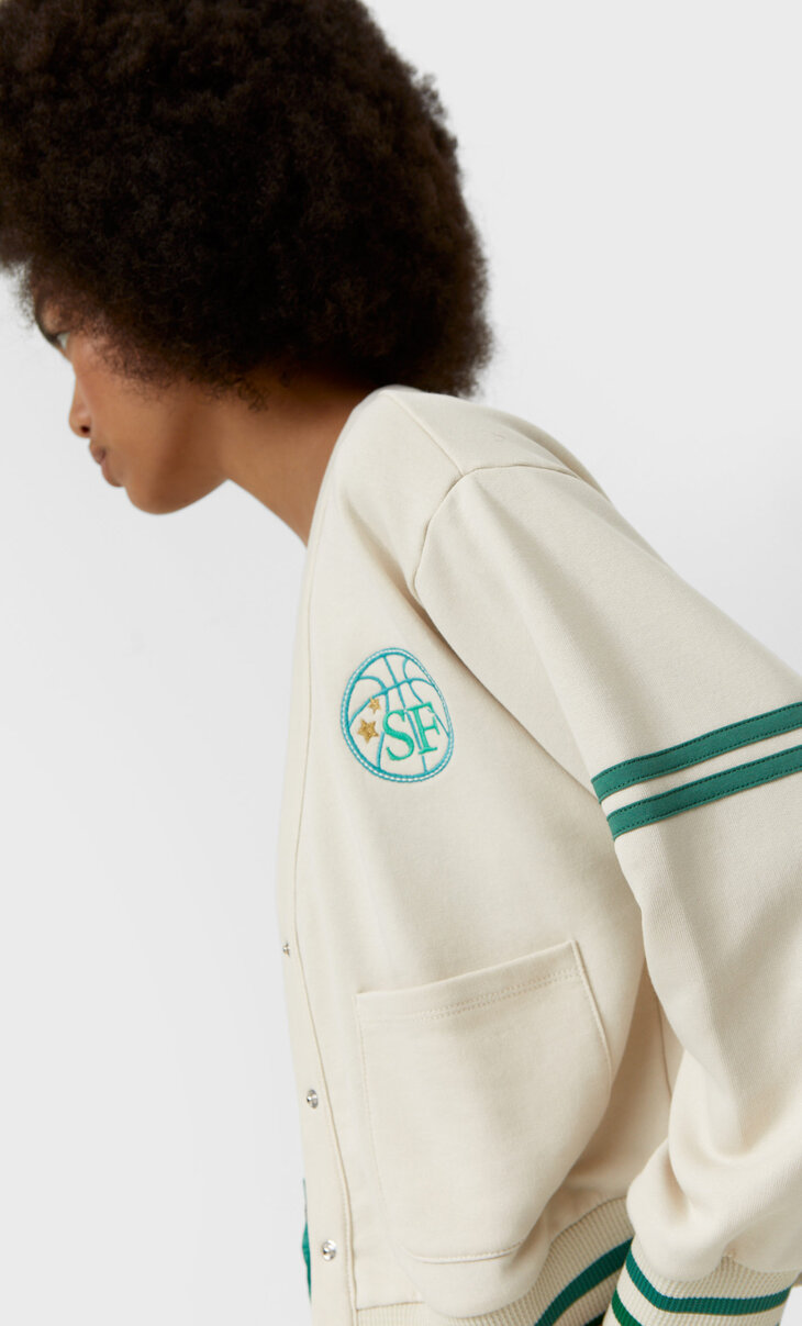 baseball jacket stradivarius