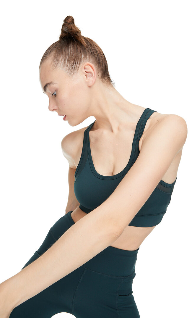 

Stradivarius Sporttop Aus Tüll Cool Touch Flaschengrün Xs