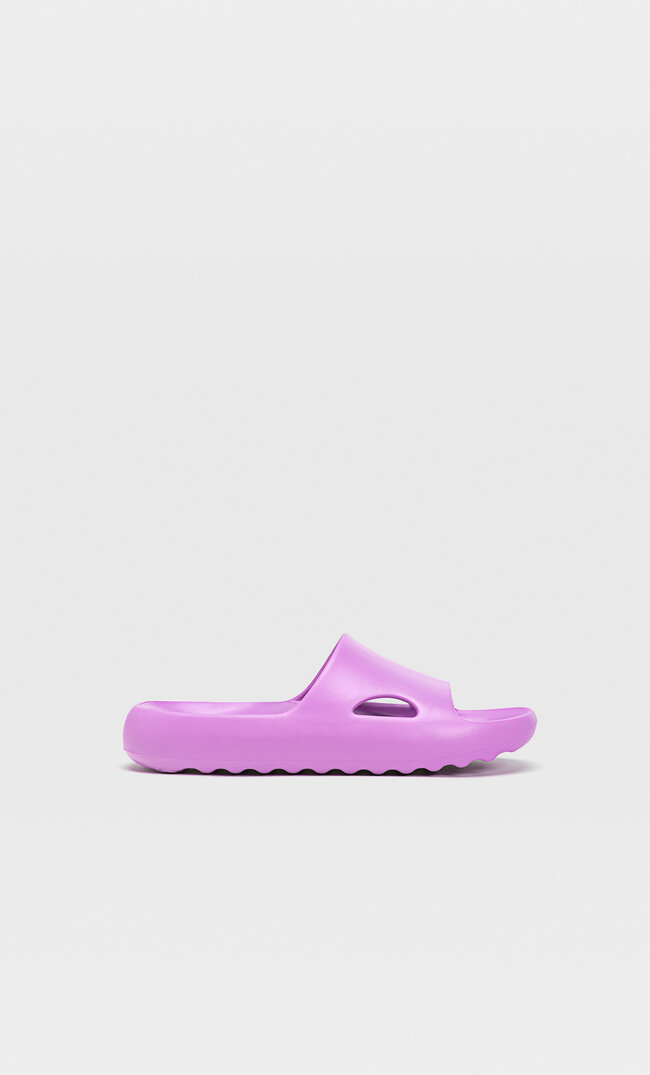 

Stradivarius Flache Sandale Mauve 38