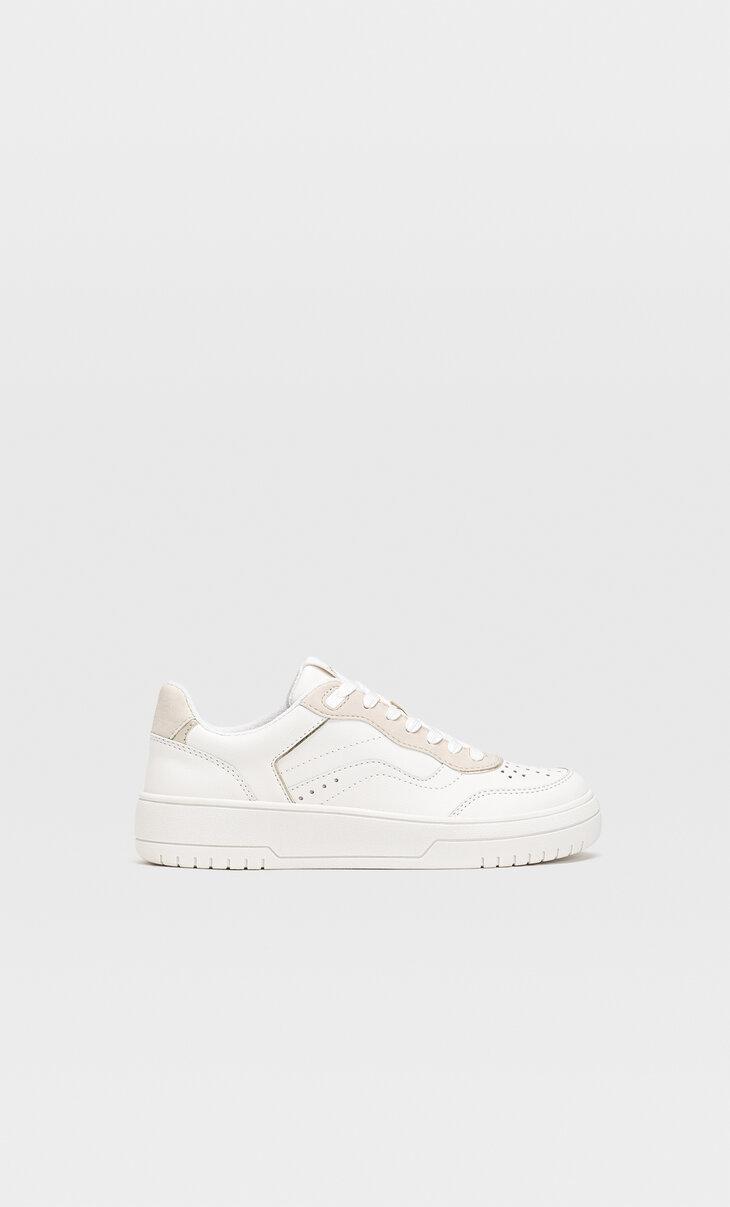 stradivarius trainers with trims