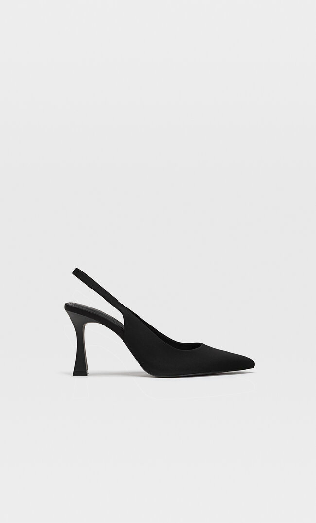 

Stradivarius Absatzschuhe Mit Offener Ferse Schwarz 39