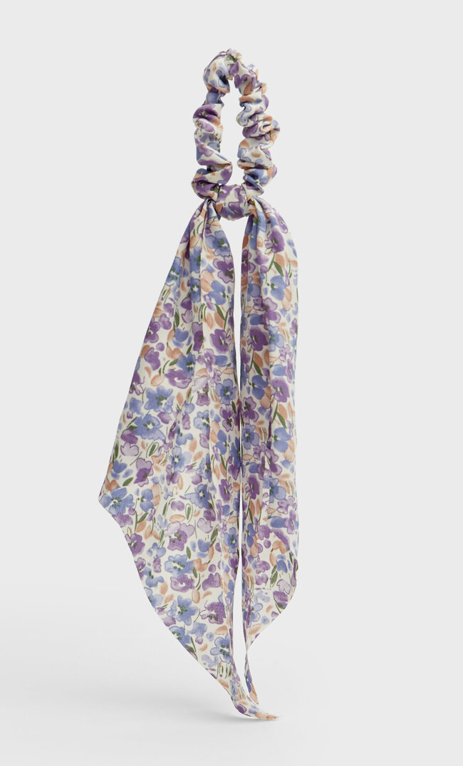 

Stradivarius Gumka Do Włosów Z Kokardą W Kwiaty Kobieta Liliowy 103