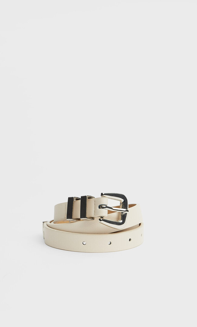 

Stradivarius Wąski Kowbojski Pasek Kobieta Multicolor 80