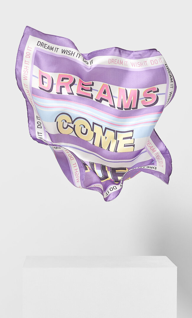 

Stradivarius Bandana „Dreams“ Kobieta Niebieski 103