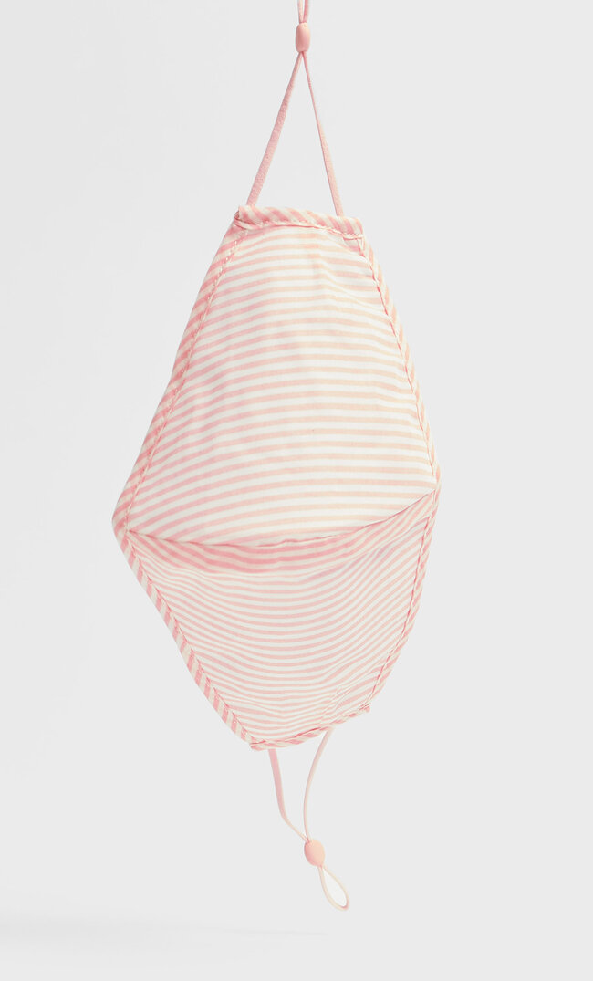 

Stradivarius Gestreifte Maske Pastellrosa 103