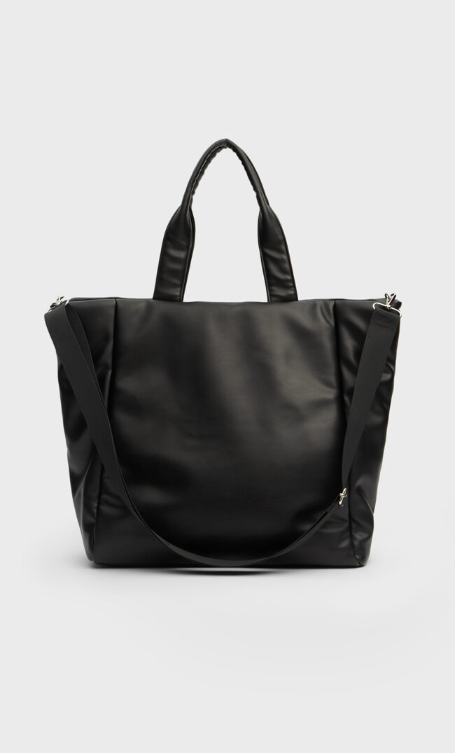 

Stradivarius Pikowana Torba Shopper Kobieta Czarny 103