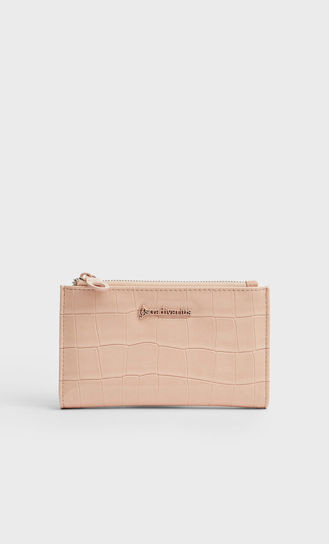 

Stradivarius Lakierowana Portmonetka Kobieta Cielisty Róż 103