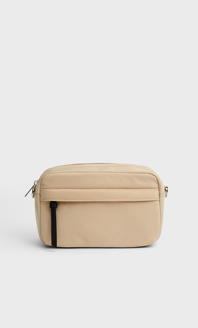 

Stradivarius Stoff-Umhängetasche Transparent 103
