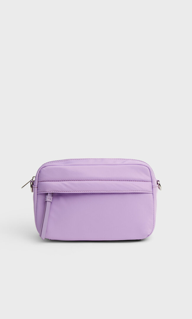 

Stradivarius Torebka Na Ramię Z Tkaniny Kobieta Liliowy 103
