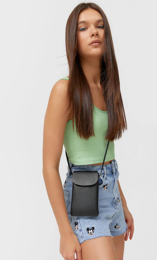 

Stradivarius Torebka Na Ramię Na Smartfona Kobieta Czarny 103