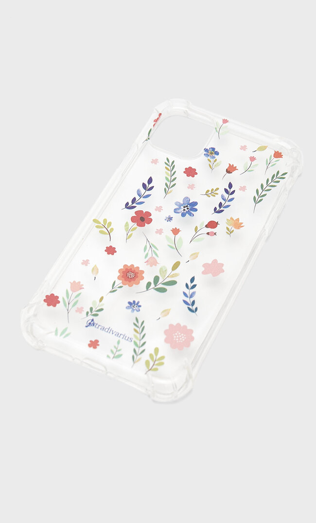 

Stradivarius Okładka W Kwiaty Na Telefon Iphone 11 Kobieta Różowy 103