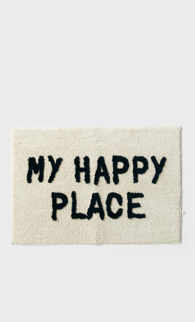 

Stradivarius Dywanik „My Happy Place” Kobieta Czarny 103