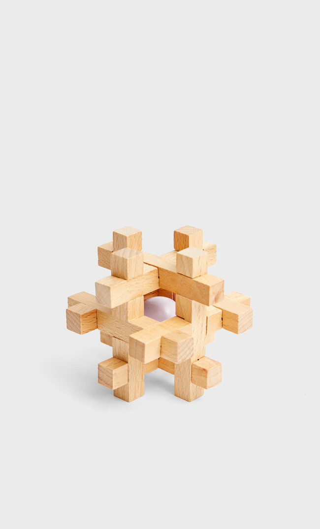 

Stradivarius Okrągłe Marmurowe Puzzle Kobieta Beżowy 103