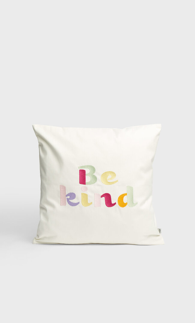 

Stradivarius Poszewka Na Poduszkę „Be Kind” Kobieta Ecru 64