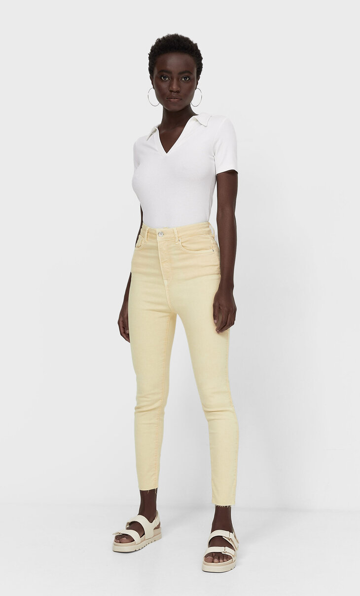 tan coloured jeans