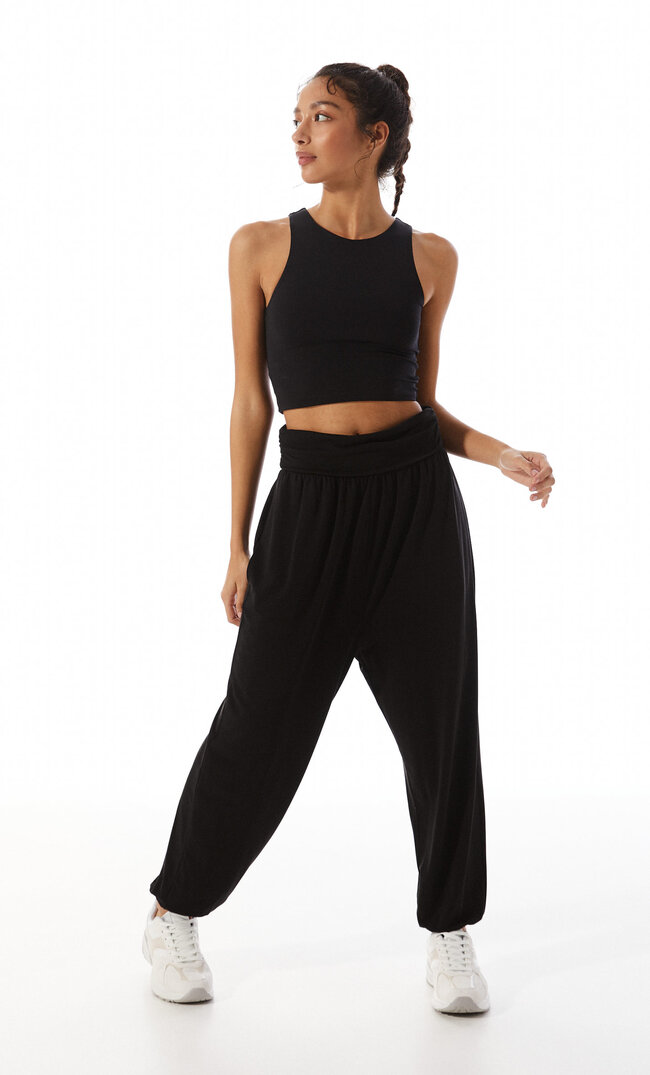 

Stradivarius Yogahose Schwarz Xs