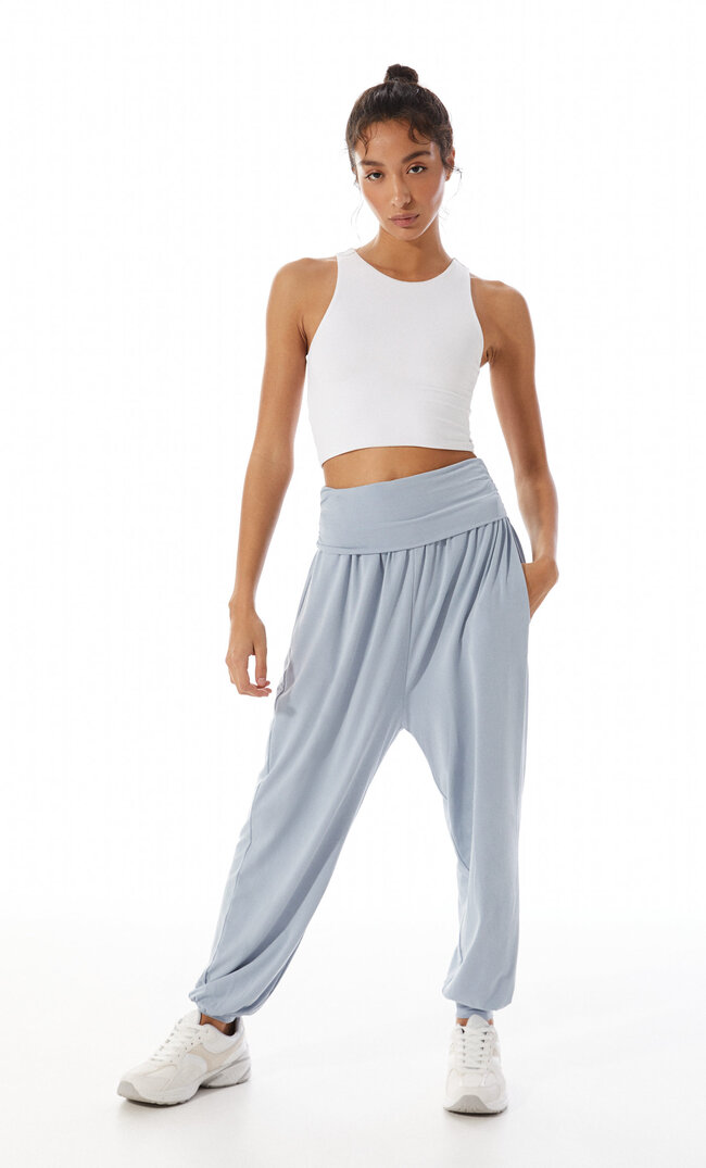 

Stradivarius Yogahose Himmelblau Xs