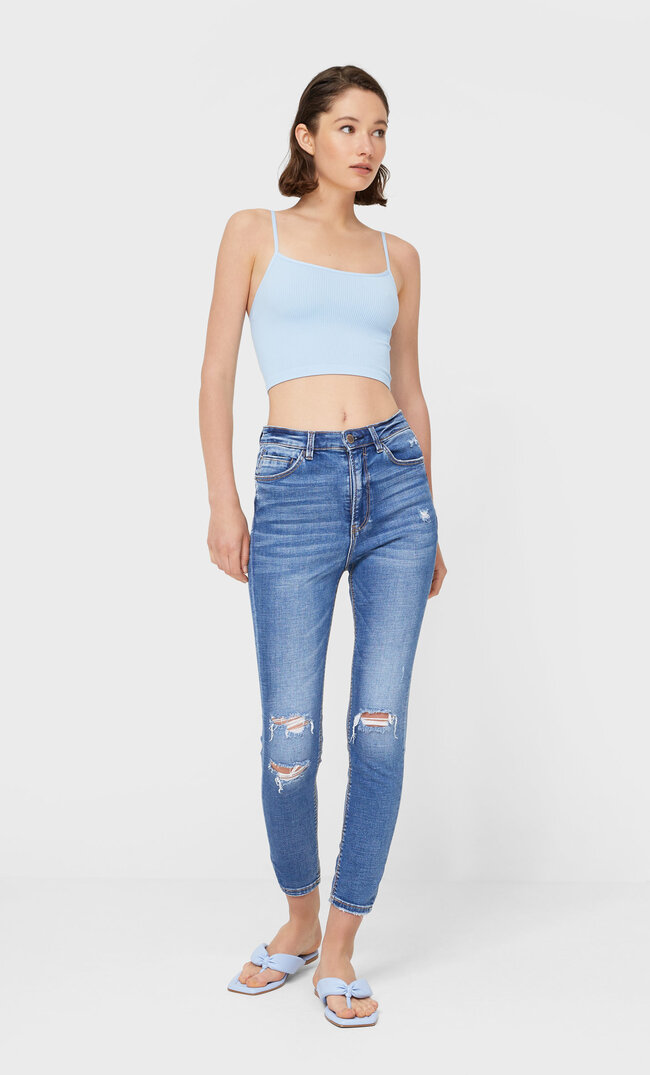 stradivarius petite jeans