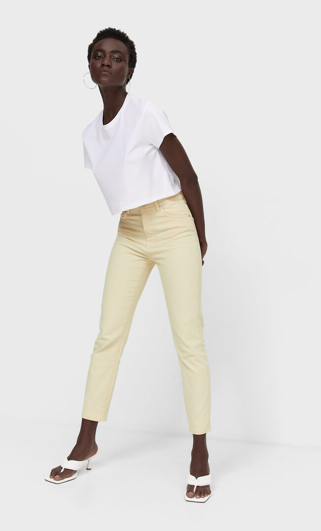 

Stradivarius Jeansy Mom Slim Kobieta Multicolor 36