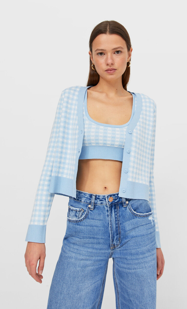 cardigan multicolor stradivarius