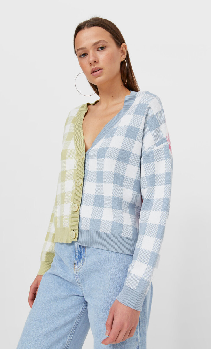 cardigan multicolor stradivarius