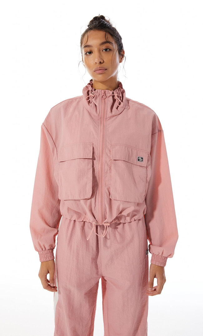 

Stradivarius Jacke Aus Funktionsstoff Puderrosa Xl