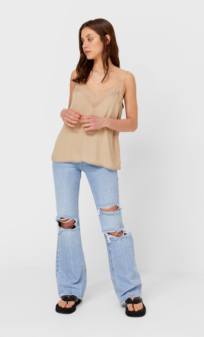 

Stradivarius Bieliźniany Top Kobieta Szary Xs