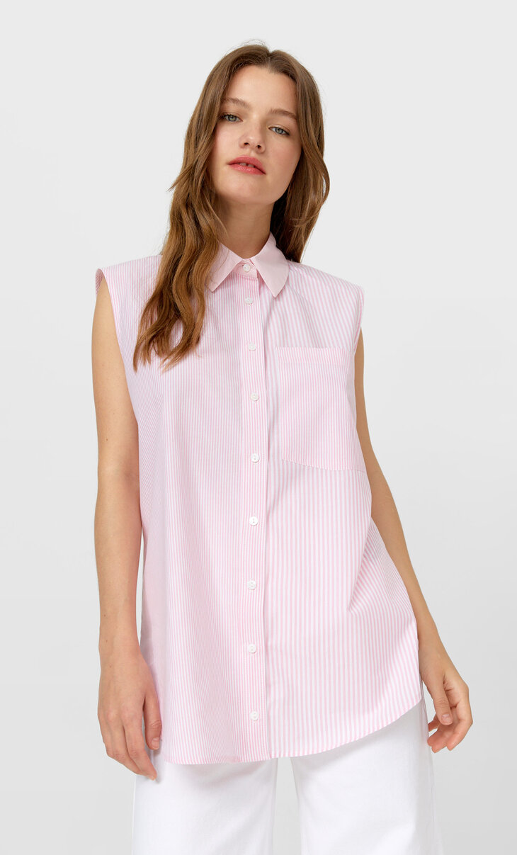 camisas stradivarius mujer