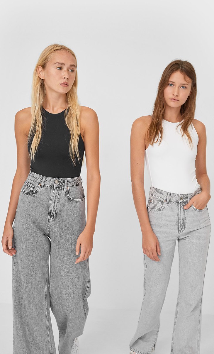 Pack Of 2 Halterneck Bodysuits Women S Fashion Stradivarius Germany Buy luxury brands at the outnet. stradivarius