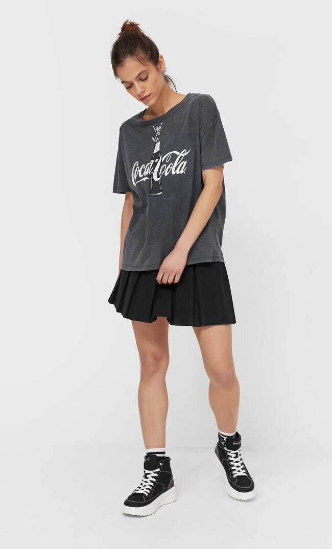 

Stradivarius Koszulki Coca-Cola Kobieta Ciemnoszary Xs