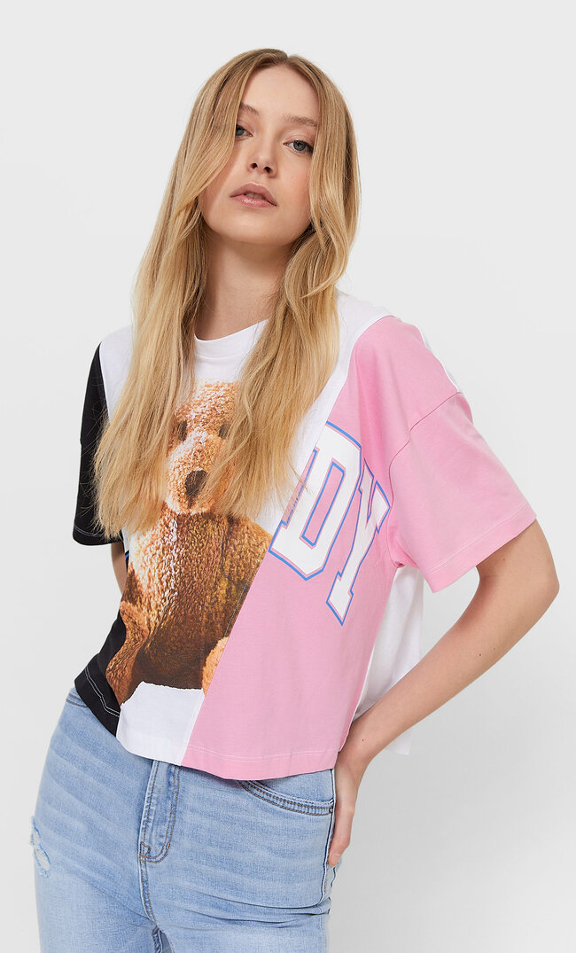 

Stradivarius T-Shirt Mit Bär Valentinstag Weiß L