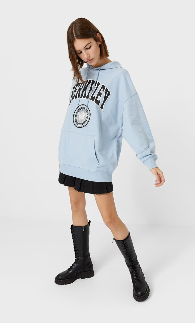 

Stradivarius Bluza Berkeley Kobieta Błękitny S