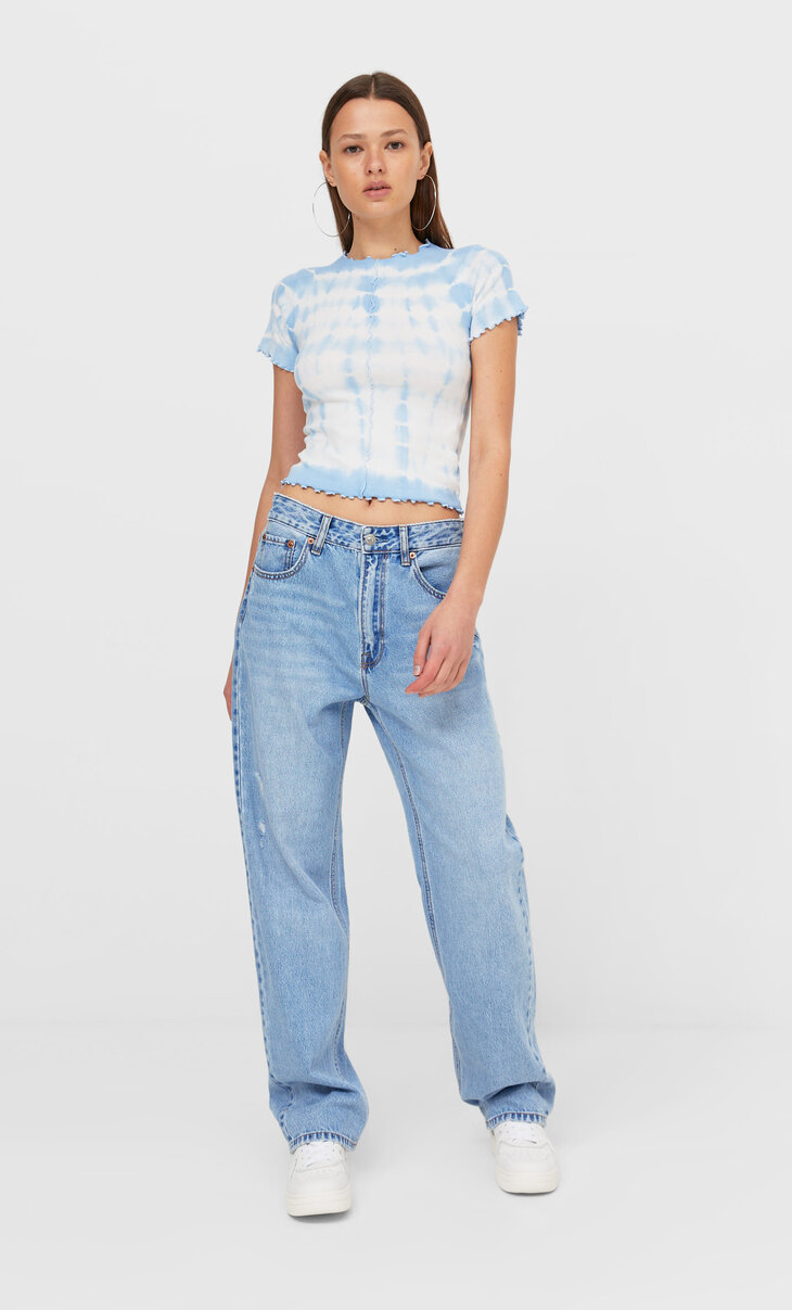 camisa abercrombie amarela