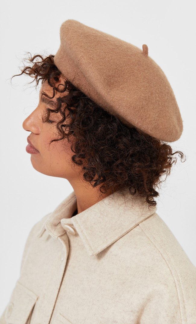 

Stradivarius Barett Aus Wolle Beige 103