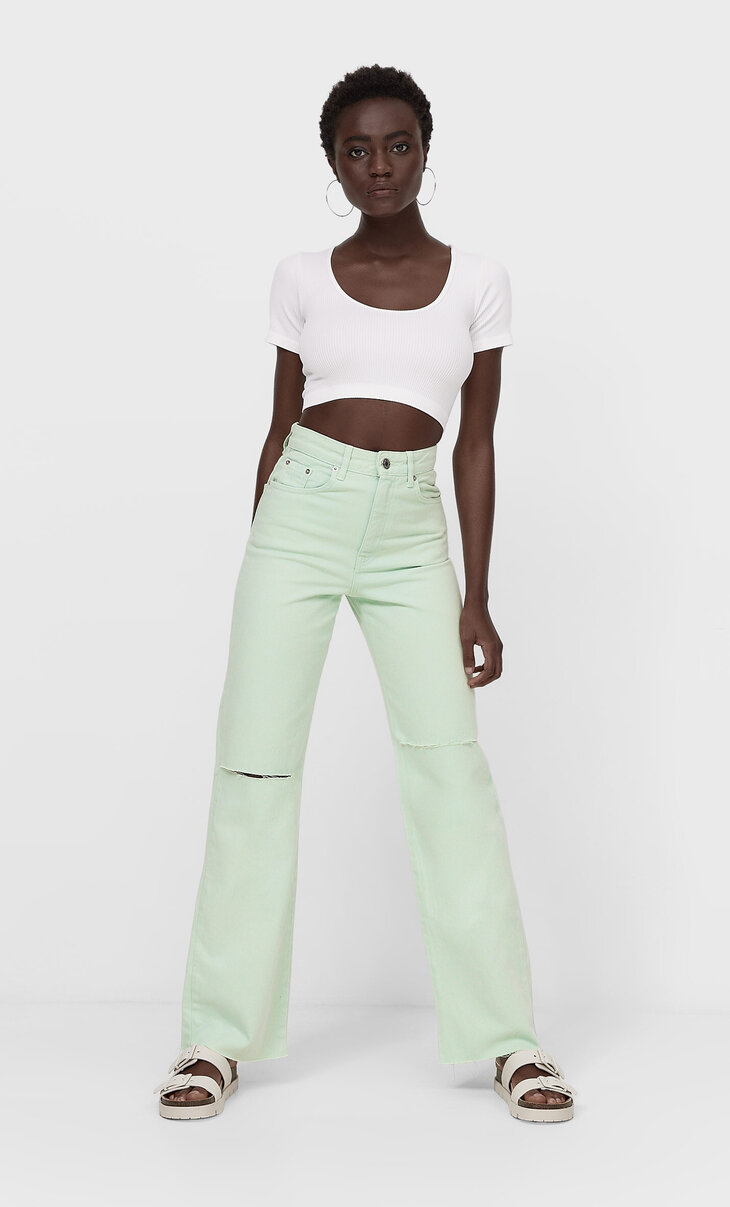 stradivarius 90s dad jeans