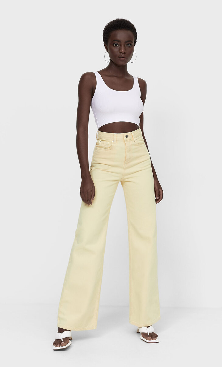 tan coloured jeans