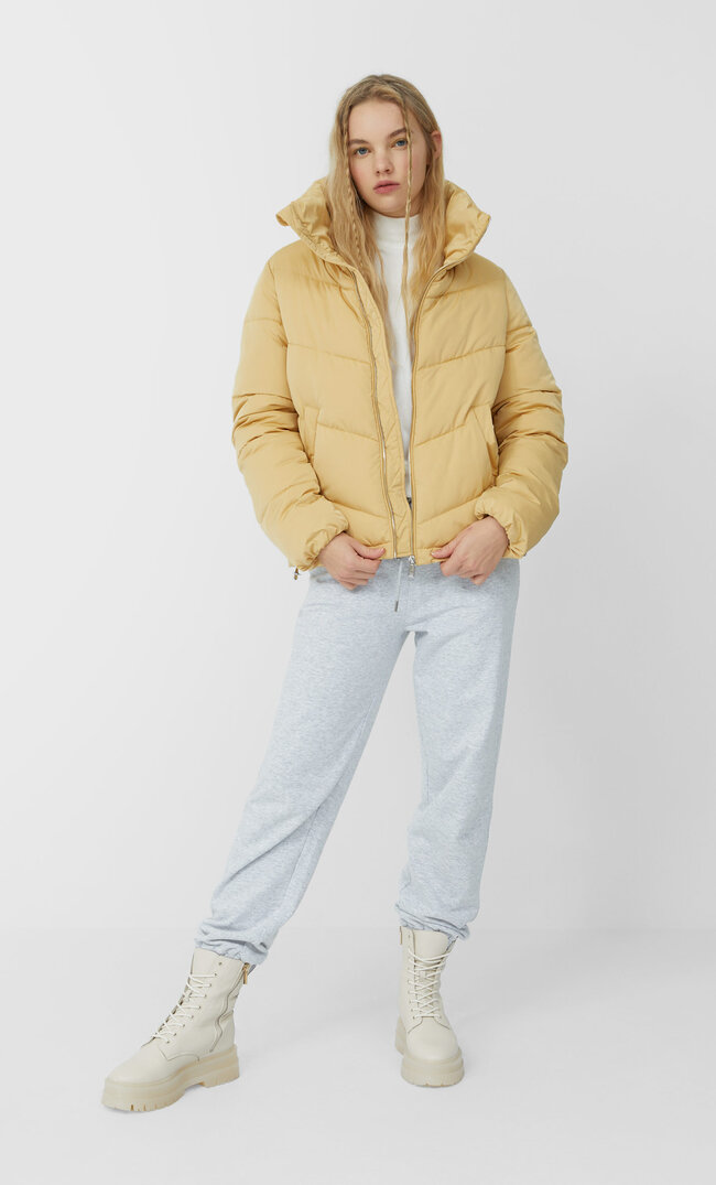 

Stradivarius Steppjacke Mit Rollkragen Multicolor S
