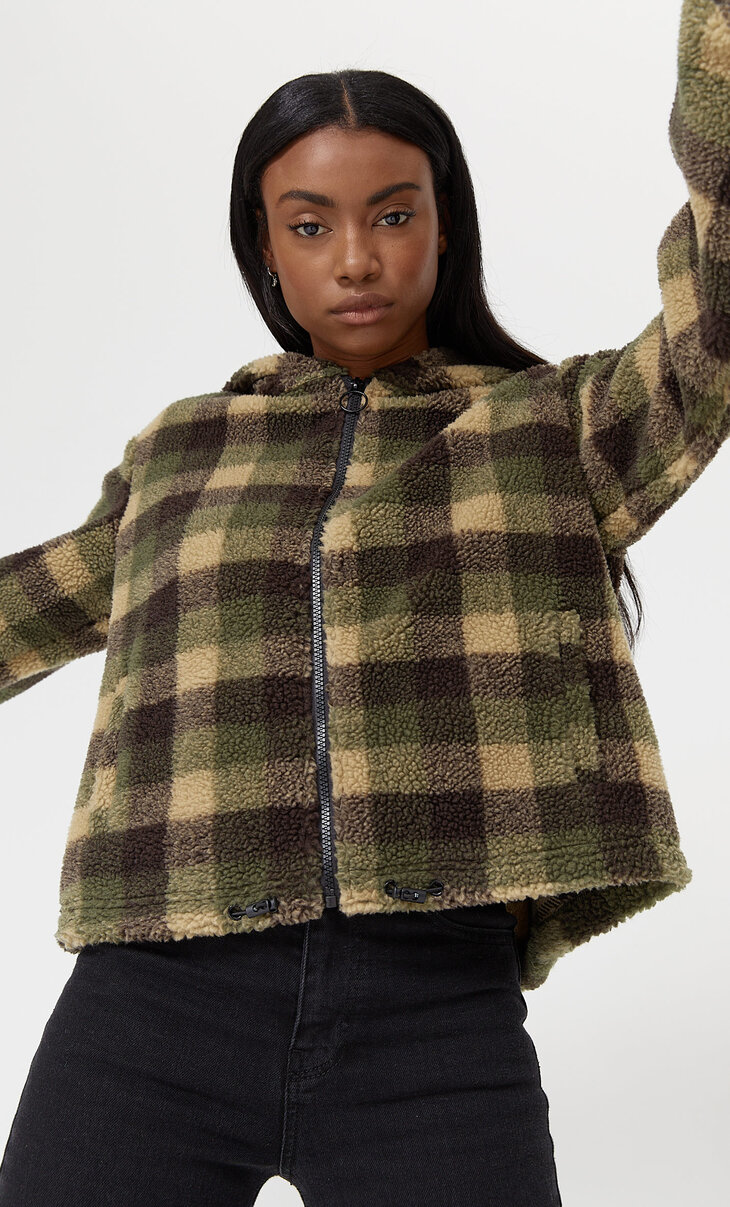 check on it faux shearling jacket