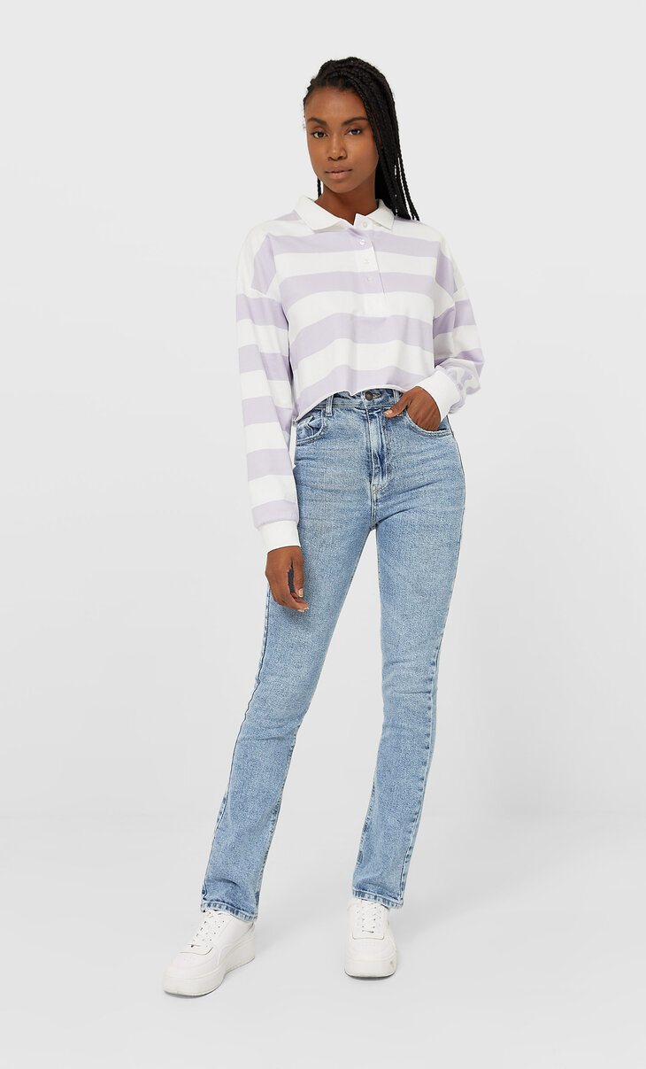 stradivarius jeans straight leg