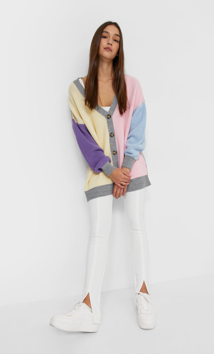 stradivarius pastel cardigan
